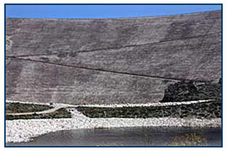 Seven Oaks Dam Embankment